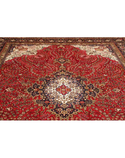 Tappeto Tabriz Persia marrone grigio 250x350