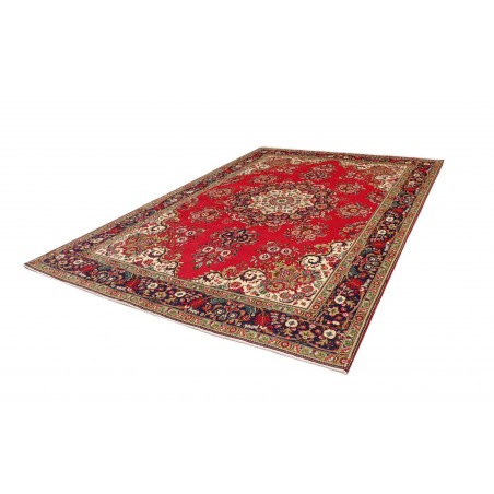 Tappeto Tabriz Persia marrone giallo 240x348