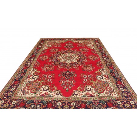 Tappeto Tabriz Persia marrone giallo 240x348