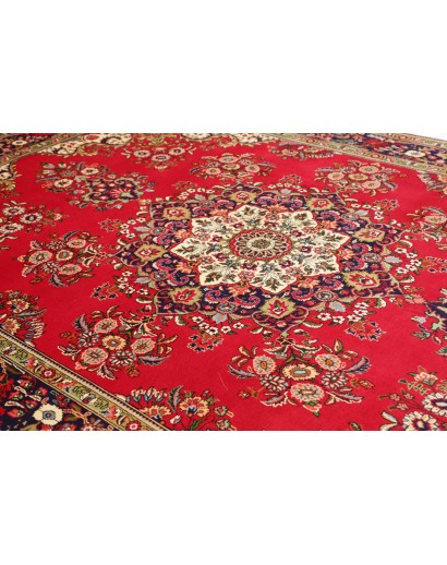 Tappeto Tabriz Persia marrone giallo 240x348