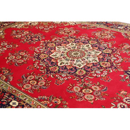 Tappeto Tabriz Persia marrone giallo 240x348