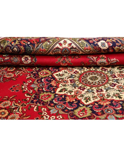 Tappeto Tabriz Persia marrone giallo 240x348