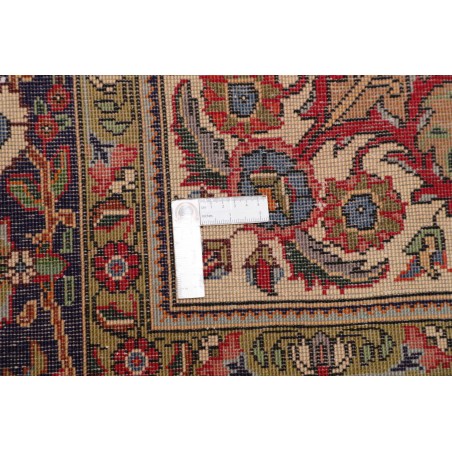 Tappeto Tabriz Persia marrone giallo 240x348
