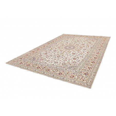 Tappeto Kashan Persia bianco grigio 250x345