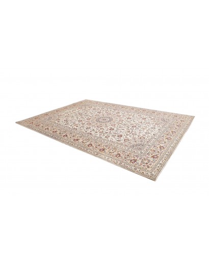 Tappeto Kashan Persia bianco grigio 250x345