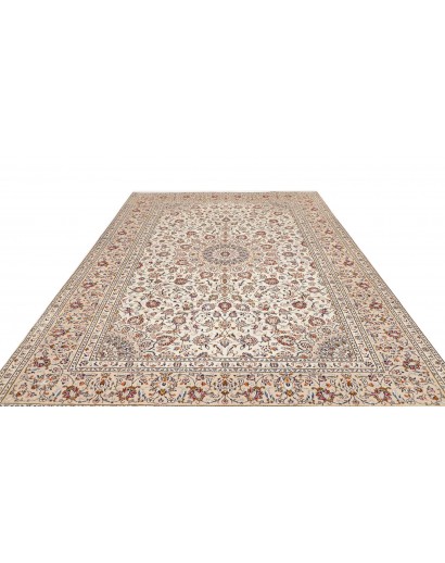 Tappeto Kashan Persia bianco grigio 250x345