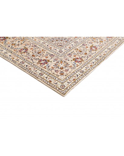 Tappeto Kashan Persia bianco grigio 250x345