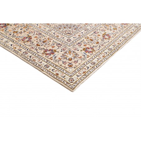 Tappeto Kashan Persia bianco grigio 250x345