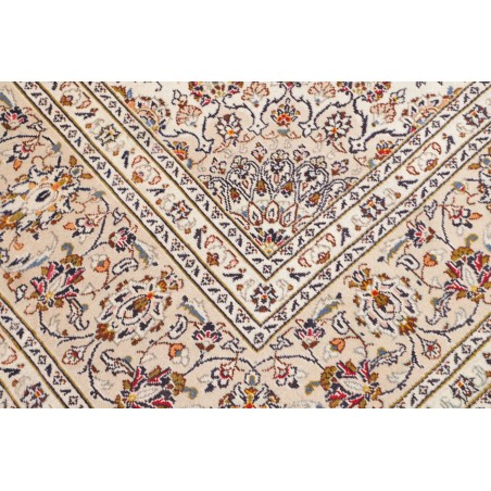Tappeto Kashan Persia bianco grigio 250x345