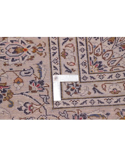 Tappeto Kashan Persia bianco grigio 250x345