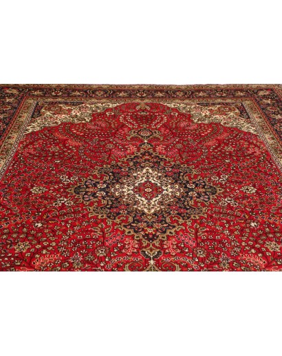 Tappeto Tabriz Persia marrone giallo 245x343