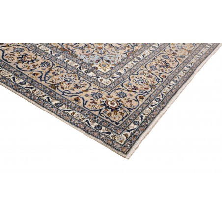 Tappeto Kashan Persia beige grigio 250x353