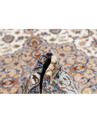 Tappeto Kashan Persia beige grigio 250x353