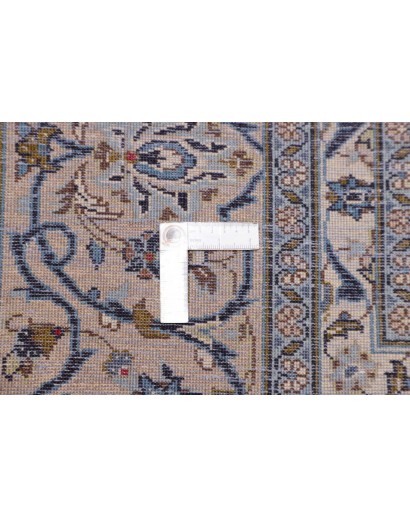 Tappeto Kashan Persia beige grigio 250x353