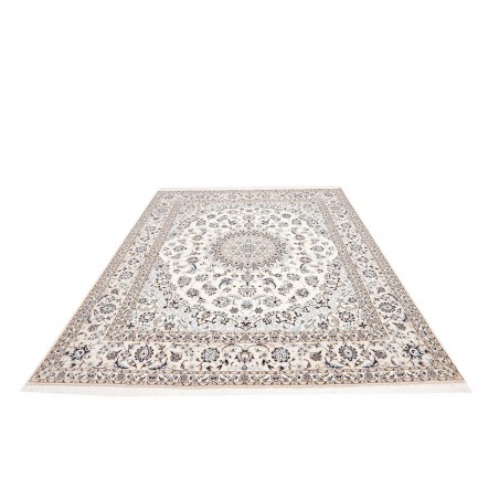 Tappeto Nain 6La Persia bianco grigio 207x260