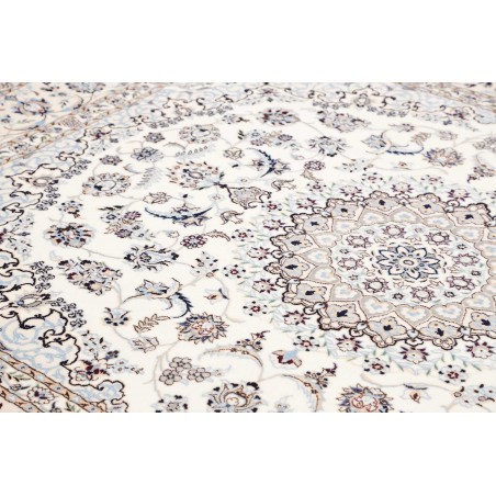 Tappeto Nain 6La Persia bianco grigio 207x260