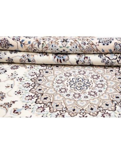 Tappeto Nain 6La Persia bianco grigio 207x260