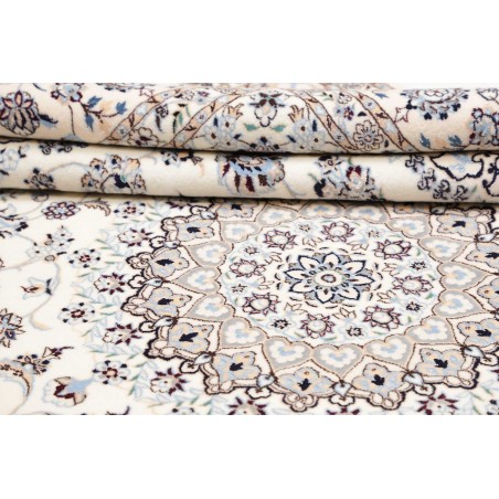 Tappeto Nain 6La Persia bianco grigio 207x260