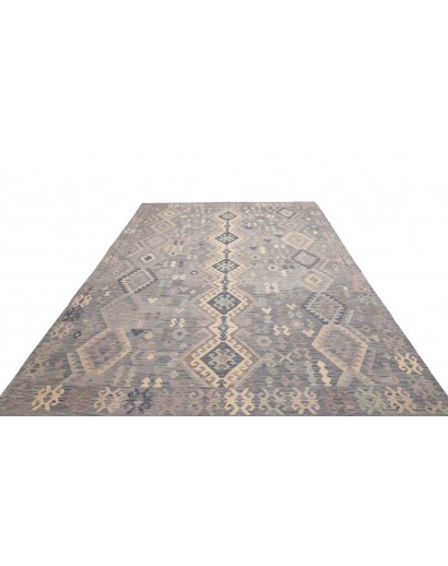 Tappeto Kilim Afghanistan azzurro 245x337
