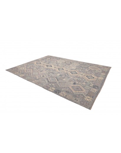 Tappeto Kilim Afghanistan azzurro 245x337