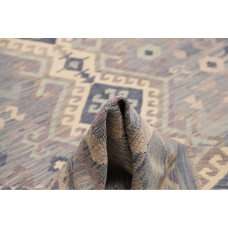 Tappeto Kilim Afghanistan azzurro 245x337