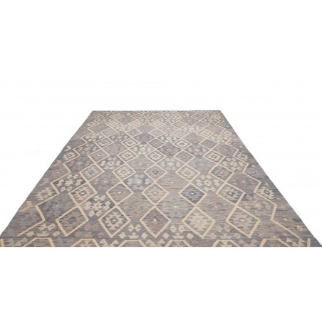Tappeto Kilim Afghanistan azzurro bianco 258x339