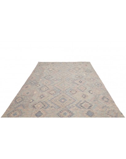 Tappeto Kilim Afghanistan azzurro 201x293