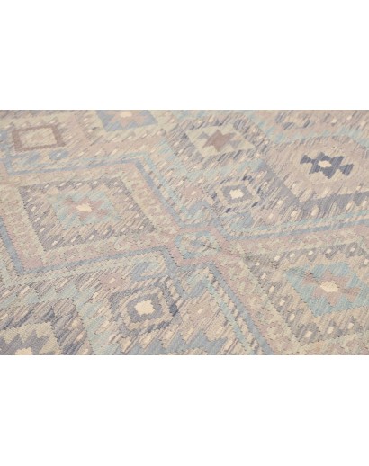 Tappeto Kilim Afghanistan azzurro 201x293