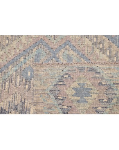 Tappeto Kilim Afghanistan azzurro 201x293