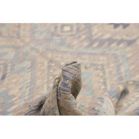 Tappeto Kilim Afghanistan azzurro 201x293