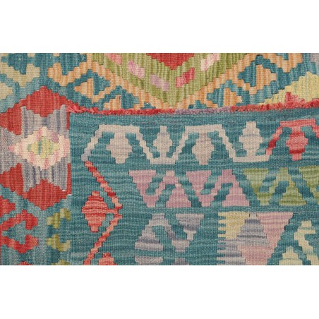 Tappeto Kilim Afghanistan azzurro grigio 218x295
