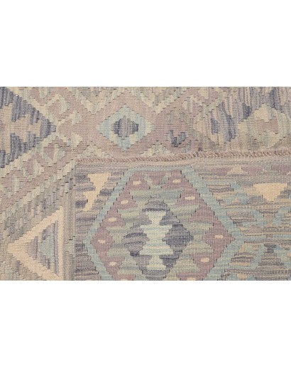 Tappeto Kilim Afghanistan azzurro 206x290