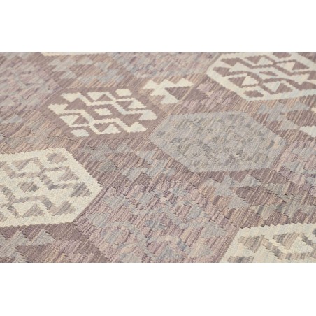 Tappeto Kilim Afghanistan beige bianco 206x290