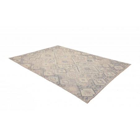 Tappeto Kilim Afghanistan azzurro bianco 211x294