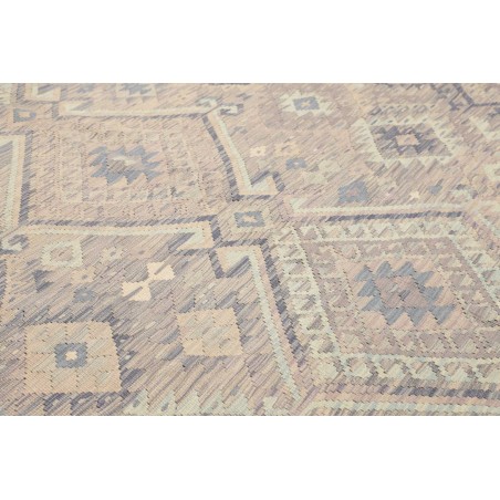 Tappeto Kilim Afghanistan azzurro bianco 211x294