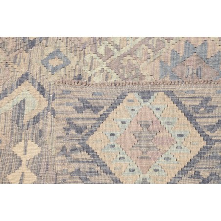 Tappeto Kilim Afghanistan azzurro bianco 211x294