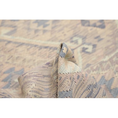 Tappeto Kilim Afghanistan azzurro bianco 211x294