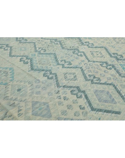 Tappeto Kilim Afghanistan azzurro 263x289