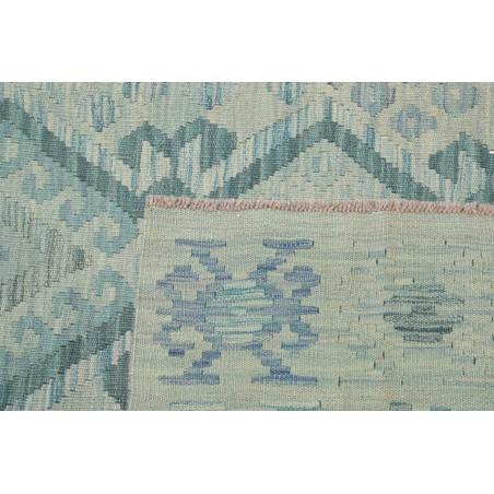 Tappeto Kilim Afghanistan azzurro 263x289