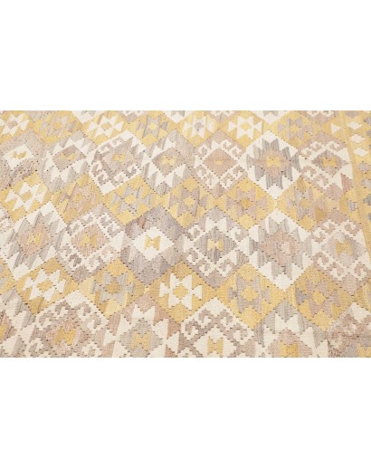 Tappeto Kilim Afghanistan giallo marrone 220x297
