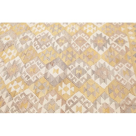 Tappeto Kilim Afghanistan giallo marrone 220x297