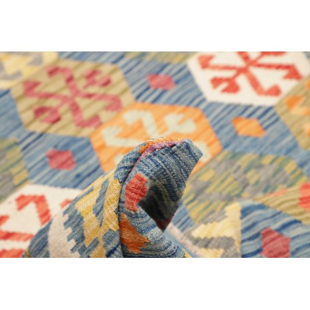 Tappeto Kilim Afghanistan marrone grigio 206x298