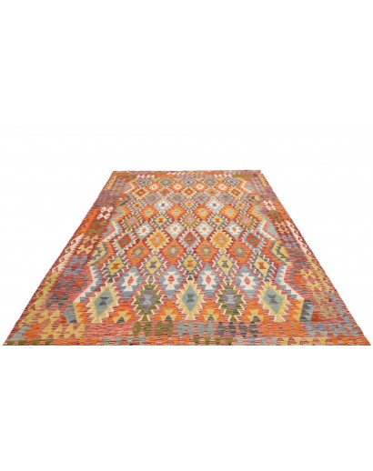 Tappeto Kilim Afghanistan marrone 210x304
