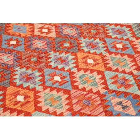 Tappeto Kilim Afghanistan marrone rosso 204x300