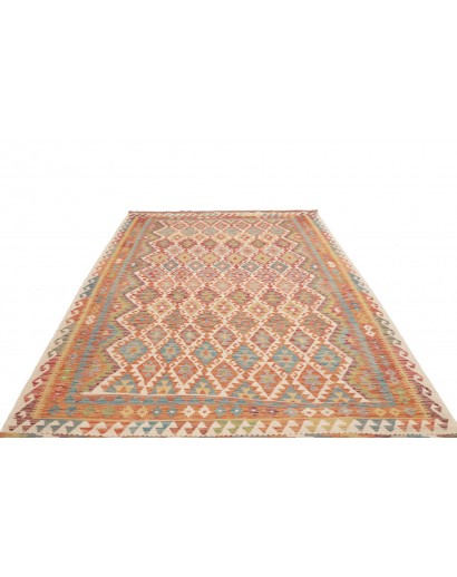 Tappeto Kilim Afghanistan marrone 208x302