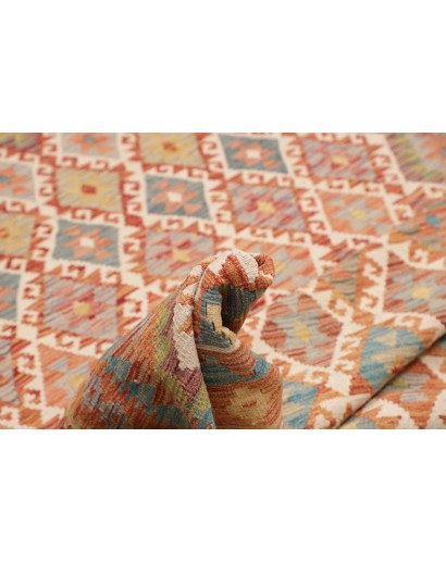 Tappeto Kilim Afghanistan marrone 208x302