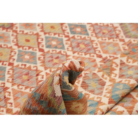 Tappeto Kilim Afghanistan marrone 208x302
