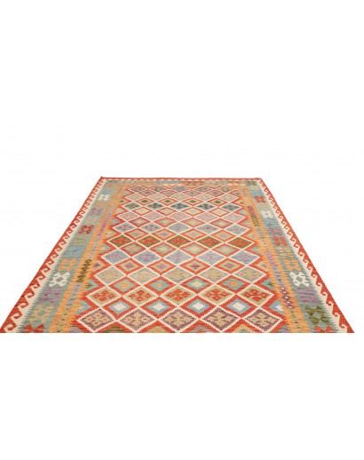 Tappeto Kilim Afghanistan marrone 205x298