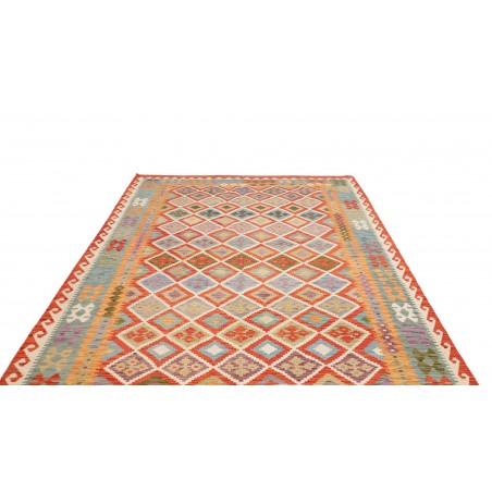 Tappeto Kilim Afghanistan marrone 205x298