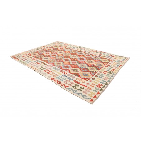 Tappeto Kilim Afghanistan giallo marrone 208x291